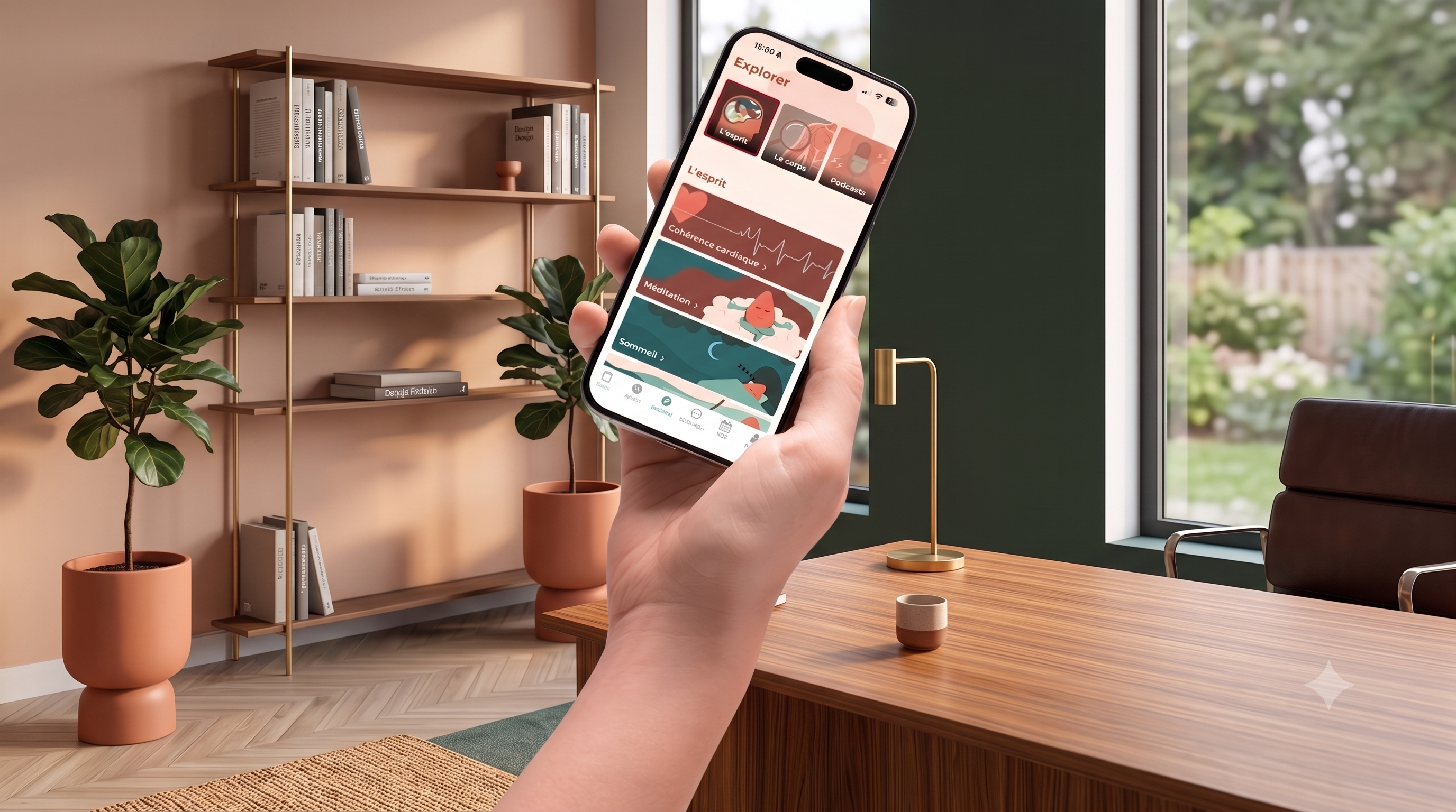 Application Andrew sur smartphone